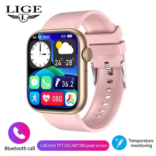 2025 Smartwatch with Wireless Charging, Bluetooth Calling, Fitness Tracking, and Customizable Watch Face for Men and Women