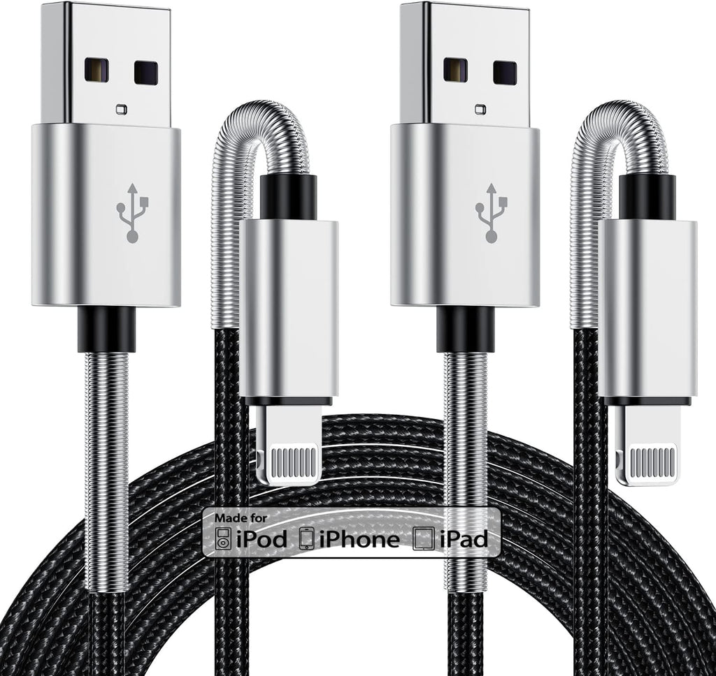 2-Pack 6-Foot Apple MFi Certified Fast Charger Cable, USB-C to Lightning, Compatible with iPhone 14/14 Pro Max/13 Mini/12/11/Xs/Xr/8/7 Plus and iPad