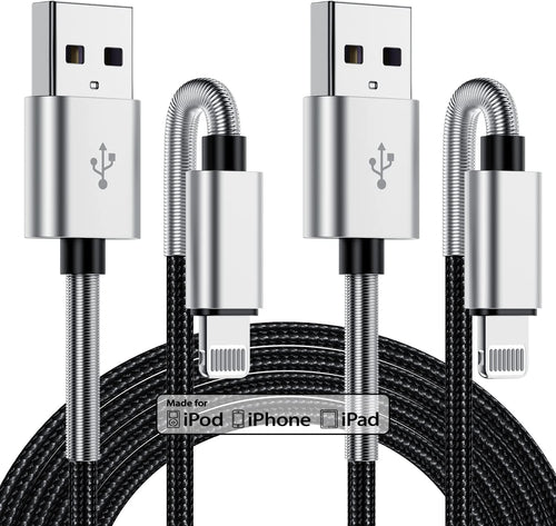 2-Pack 6-Foot Apple MFi Certified Fast Charger Cable, USB-C to Lightning, Compatible with iPhone 14/14 Pro Max/13 Mini/12/11/Xs/Xr/8/7 Plus and iPad