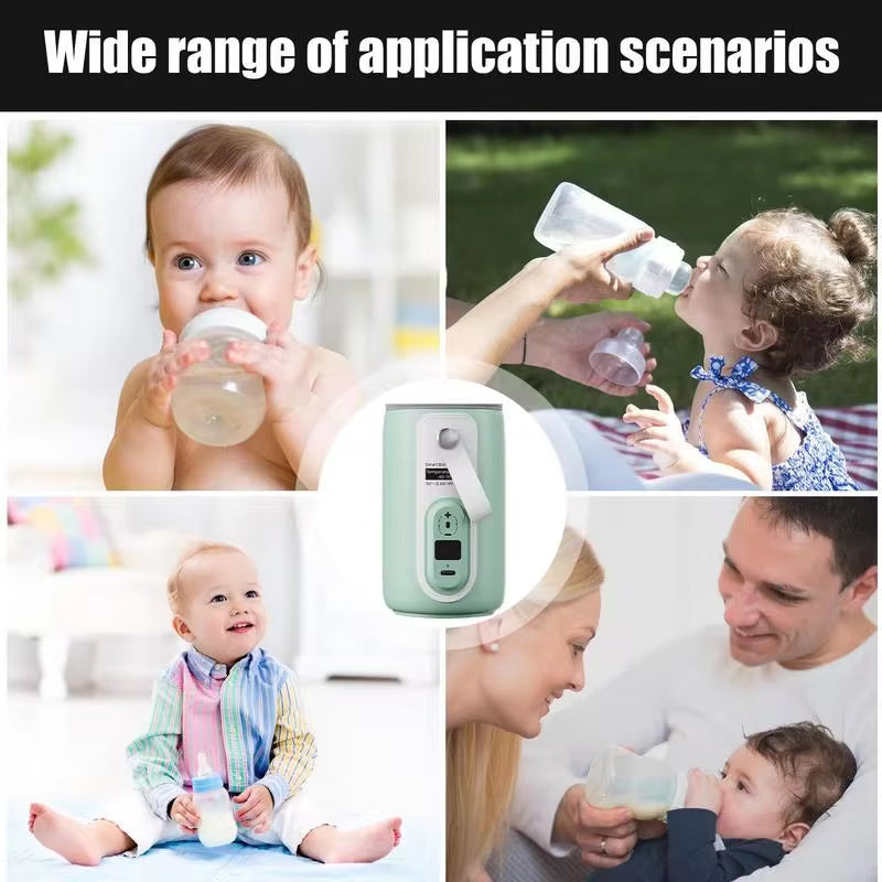 Insulated Baby Bottle Heater Bag - USB Rechargeable Milk and Water Warmer for Infant Travel Accessories