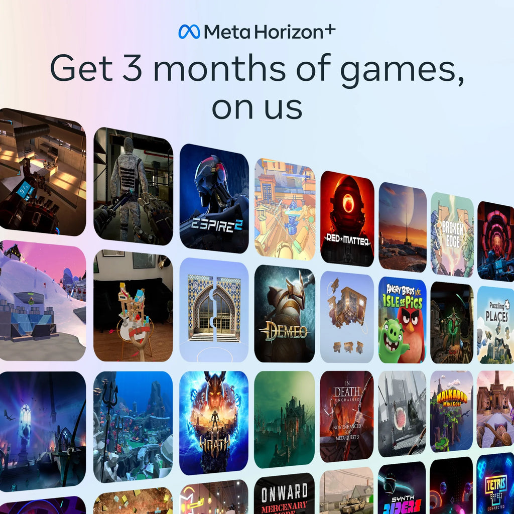 Quest 3 512GB - Experience Mixed Reality with a Complimentary 3-Month Trial of Meta Horizon+
