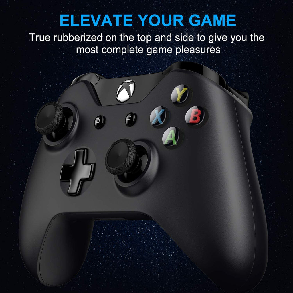 Xbox One Controller Joystick Replacement Set - 6 Original Rubberized Analog Thumbsticks with T8 and T6 Repair Screwdriver Kit