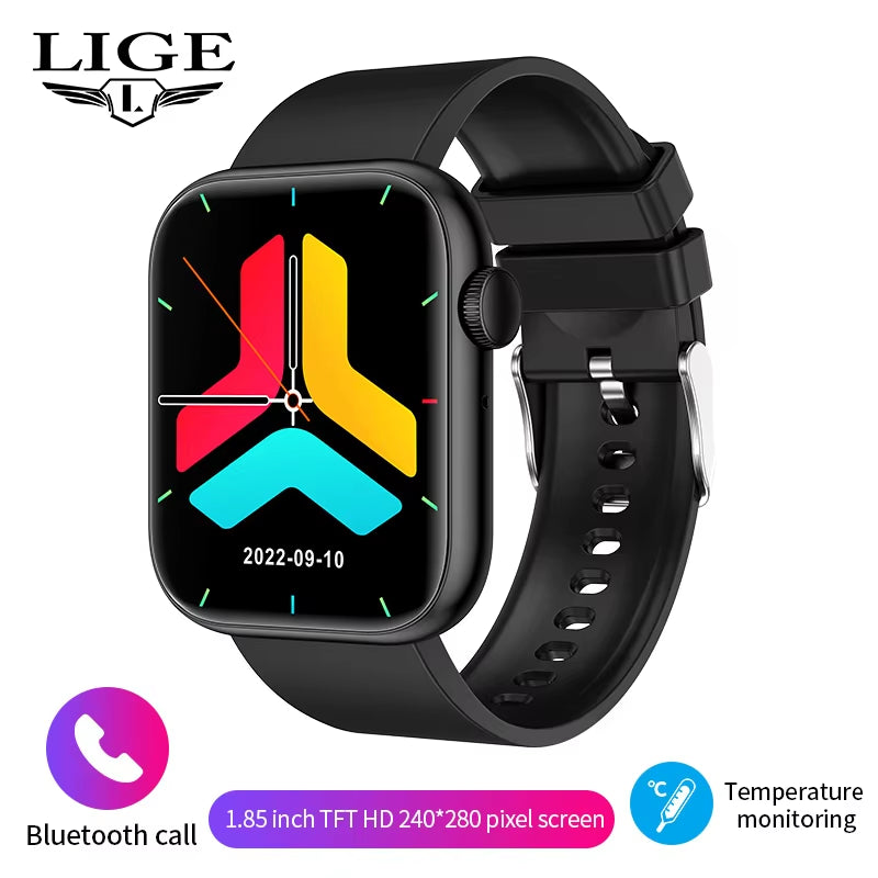 2025 Smartwatch with Wireless Charging, Bluetooth Calling, Fitness Tracking, and Customizable Watch Face for Men and Women