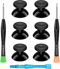 Xbox One Controller Joystick Replacement Set - 6 Original Rubberized Analog Thumbsticks with T8 and T6 Repair Screwdriver Kit