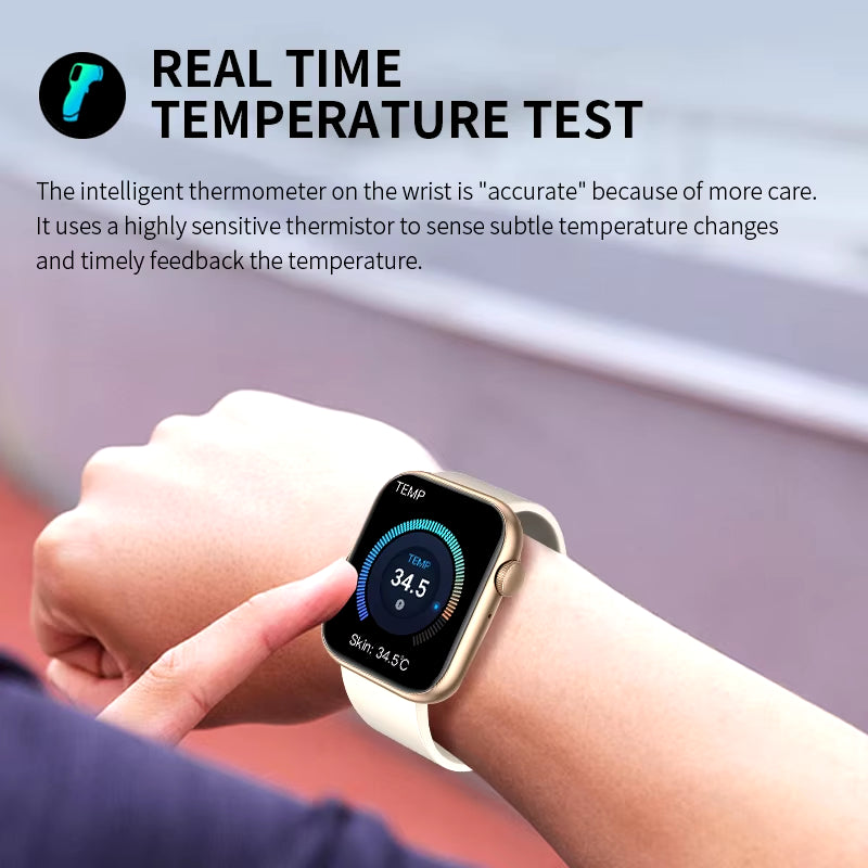 2025 Smartwatch with Wireless Charging, Bluetooth Calling, Fitness Tracking, and Customizable Watch Face for Men and Women