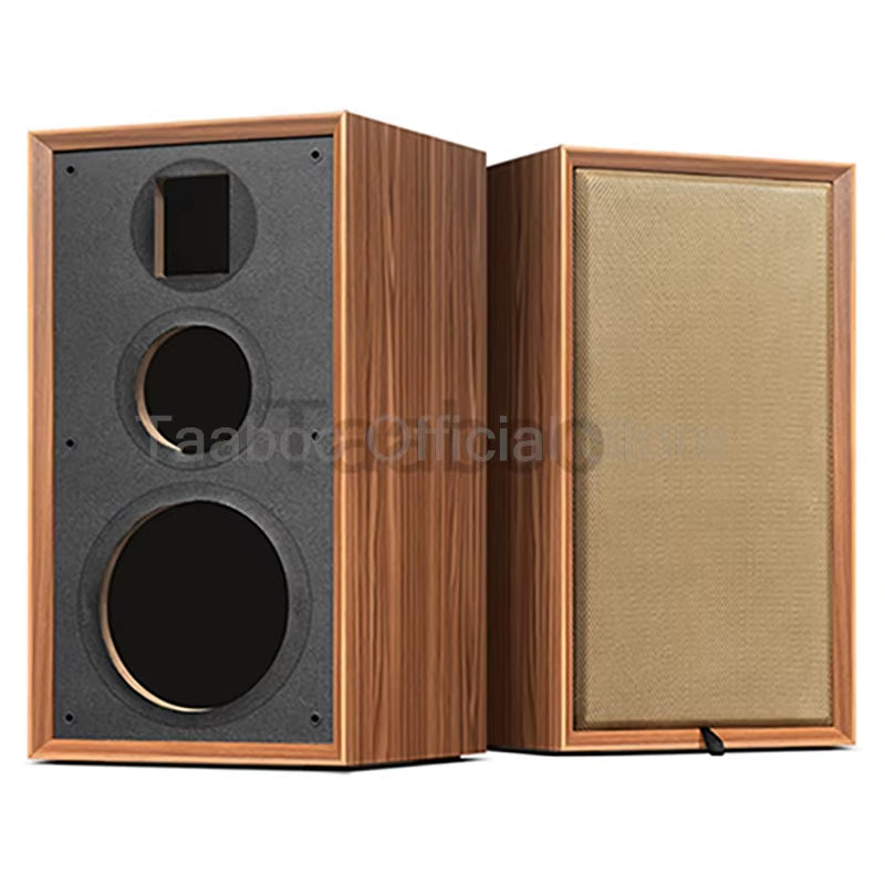 8-Inch Three-Way Labyrinth Speaker Enclosure for DIY Hi-Fi Audio Bookshelf Applications - Handmade Wooden Passive Speaker Box