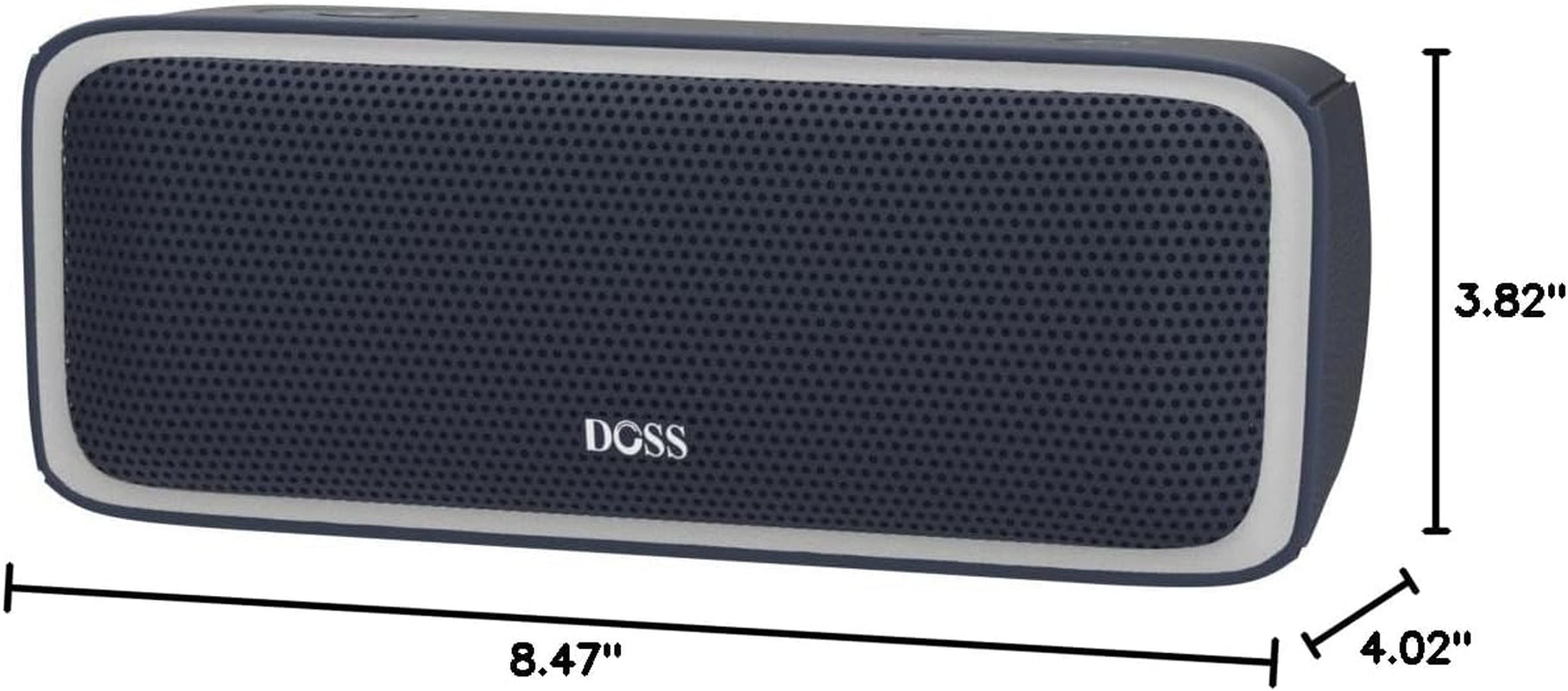 Soundbox Pro Bluetooth Speaker - 20W Stereo Sound, Active Extra Bass, 20-Hour Playtime, Multi-Color Lighting, Wireless Stereo Pairing, IPX6 Waterproof - Ideal for Outdoor Activities and Gatherings - Blue